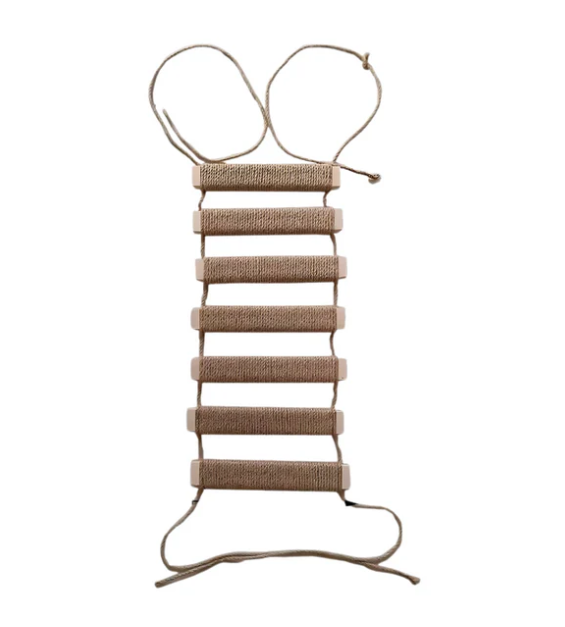 Suspended Bridge and Wall Ladder for Cats