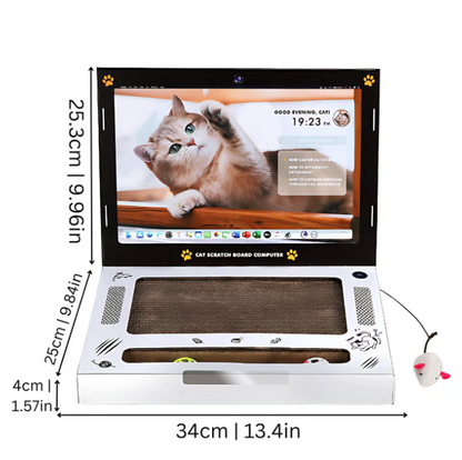 Laptop-Shaped Cat Scratcher
