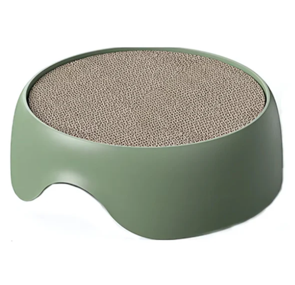 Multifunctional Cat Bed with Scratching Surface and Resting Cushion