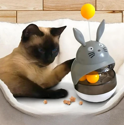 Interactive Treat Toy With Swinging Function For Cats
