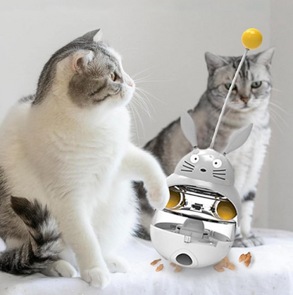 Interactive Treat Toy With Swinging Function For Cats