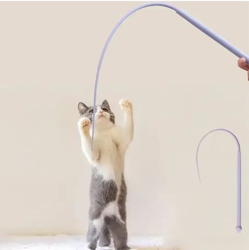 Set of 2 – Flexible Play Wand for Cats – Interactive Entertainment