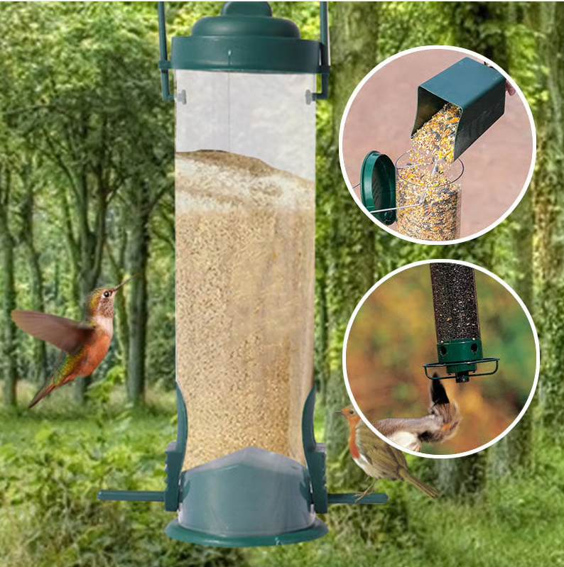 Squirrel-Resistant Bird Seed Feeder
