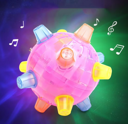 Flashing Play Ball for Pets with Light Effect and Sound Function