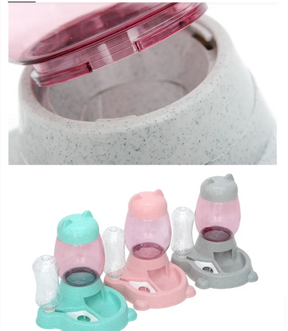 Automatic Food Dispenser for Cats - Cute Kitten Feeder Design