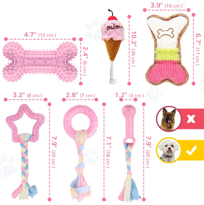 Puppy Toys – Bite-Resistant Plush Chew Toys for Dogs