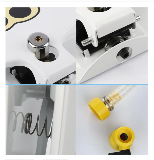 Outdoor Water Bowl for Dogs, Kick-Resistant, with Water Connection and Paw Activation