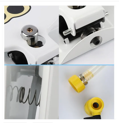 Outdoor Water Bowl for Dogs, Kick-Resistant, with Water Connection and Paw Activation