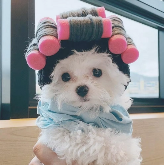 Cat Grooming Kit with Curlers - Soft Material and Easy to Wear