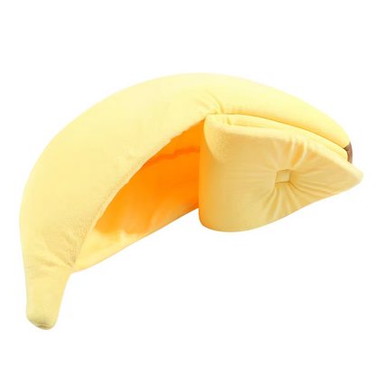 Banana-Shaped Baby Nest for Dogs and Cats – Cozy Winter Bed for Pets