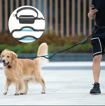 Hands-Free Dog Leash with Front Pocket