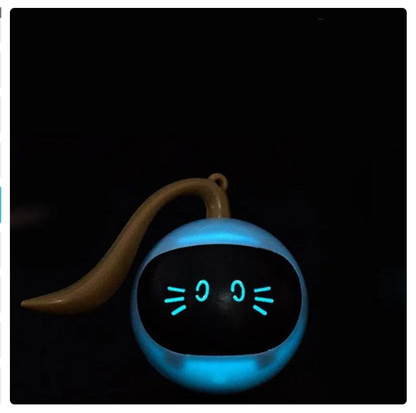 Interactive Cat Toy with LED Lights - Ball-Shaped Toy for Cats