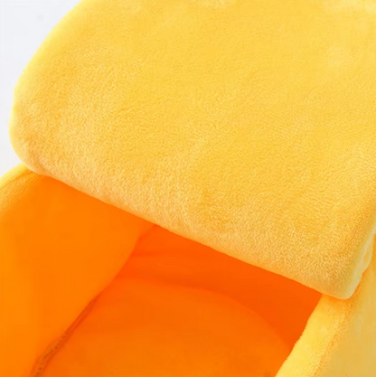 Banana-Shaped Baby Nest for Dogs and Cats – Cozy Winter Bed for Pets