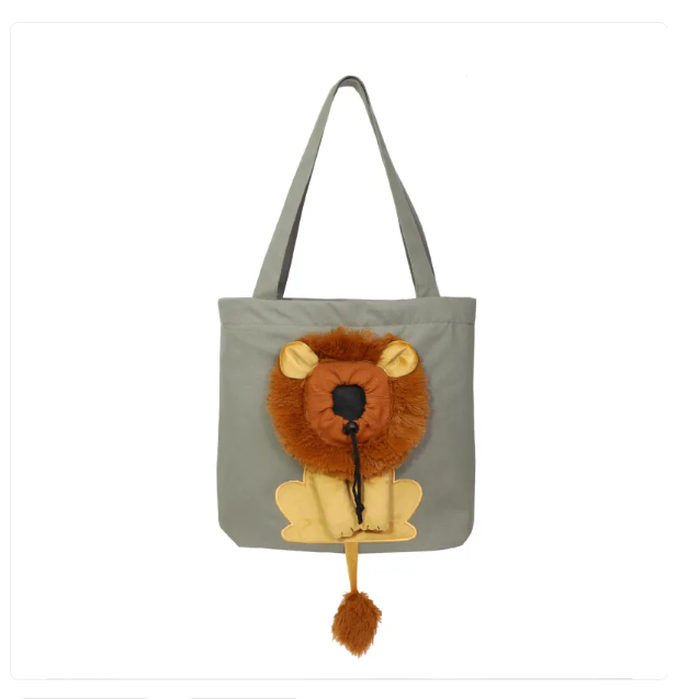 Lion-Shaped Cat Carrier – Cute Bag for Cats and Small Pets