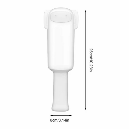 Reusable Fluffy Pet Hair Roller with Cute Animal Design and Protective Case