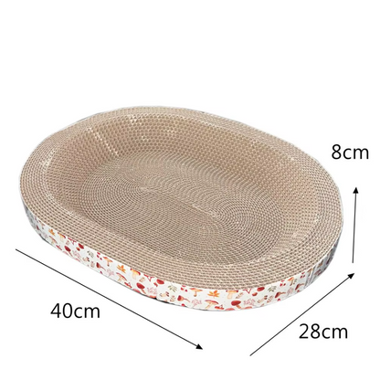 Scratch-resistant Cat Tray - Durable Scratching Mat with Large Comfort Area