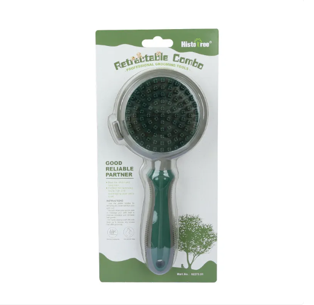 Cat Grooming Brush for Coat Care – Double-Sided Brush Head for Detangling
