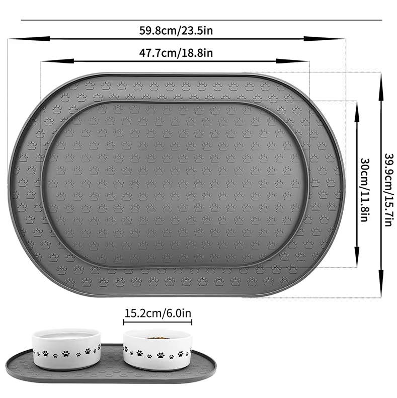 Dog Mat Set with Non-Slip Surface