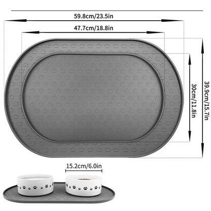Dog Mat Set with Non-Slip Surface