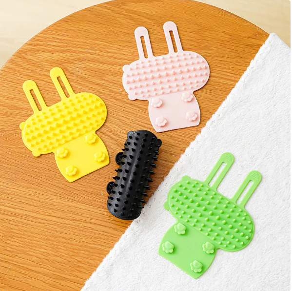 Cat Scratcher Brush to Relieve Itching - Multicoloured Silicone Brush for Pets