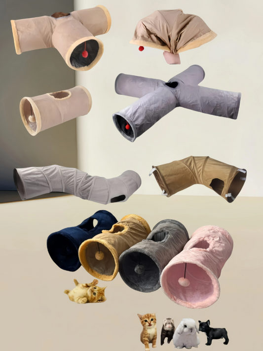 Cat Tunnel with Window – Play and Hideaway for Active Cats