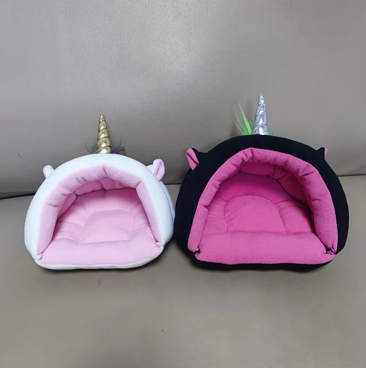 Unicorn Design Cat Bed - Comfortable Bed for Pets, for Cats and Small Dogs