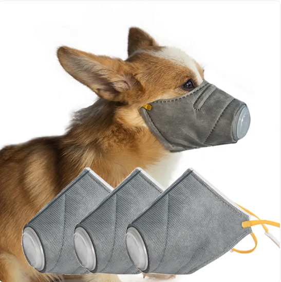 Protection Mask for Dogs - Breathable Mask with Valve for Comfort and Protection