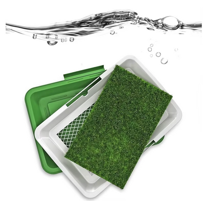 Dog Toilet Mat with Artificial Grass – Non-Slip Mat for Indoor and Outdoor Use
