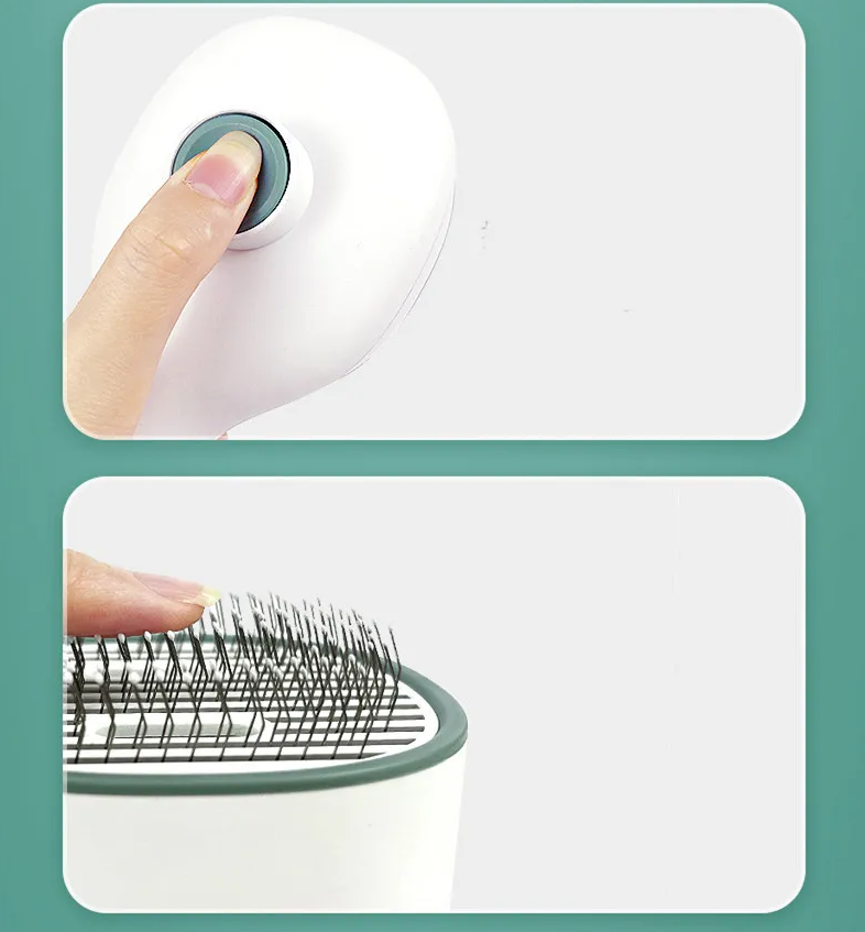 Electric Hair Brush - Quick Straightening and Detangling of Straight Hair