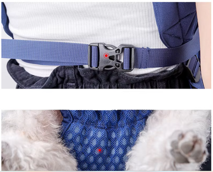 Portable Dog Backpack - Comfortable and Breathable for Pets