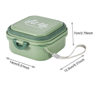 Silicone Pet Care Box – Practical Storage Container for Pet Supplies