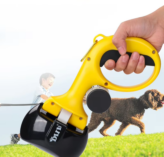 Dog Poop Bag Dispenser with Carry Handle - Convenient for Walks
