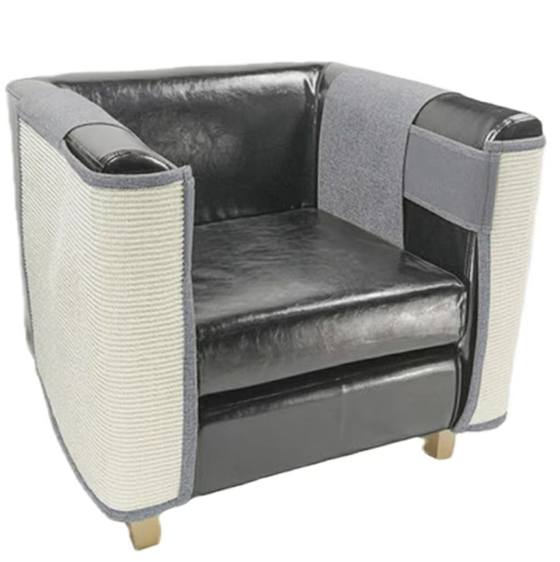 Anti-Scratch Sofa - Cat Scratching Mat for Furniture Armrest - Scratch Protection with Sisal