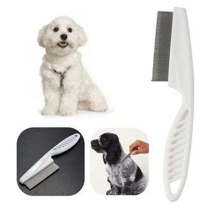 Flea Comb Kit for Pets - Fine-Toothed Comb for Cats and Dogs