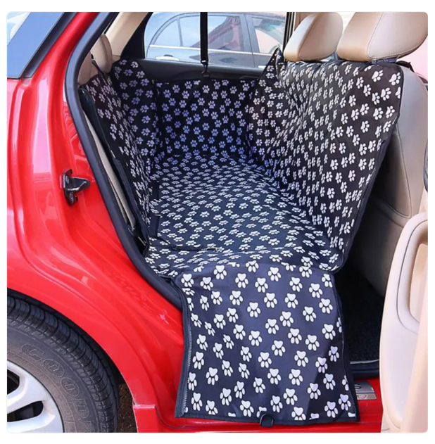 Pet Car Seat Cover - Non-Slip and Waterproof for Dogs and Cats