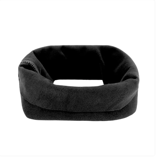 Comfortable Neck Cushion in Black and Purple for Relaxation