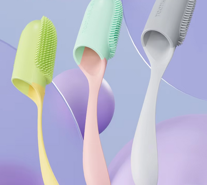 Toothbrush - Soft TPR Brush for Deep Oral Hygiene and Tongue Cleaning