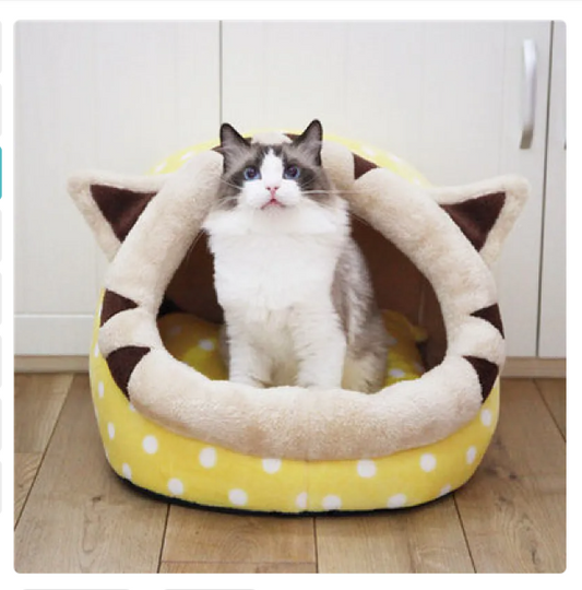 The Kitten Design Cat Cave – A Soft and Comfortable Sleeping Cave for Cats
