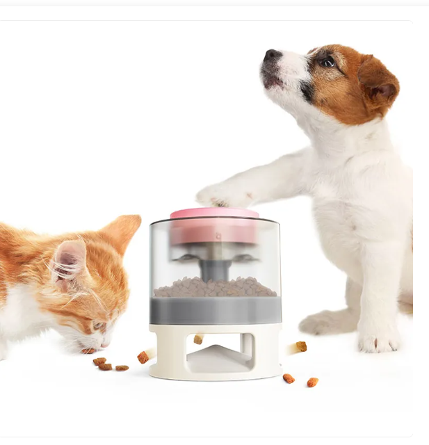 Dog Food Dispenser - Automatic Treat Dispenser for Pets