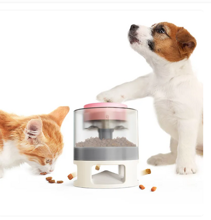 Dog Food Dispenser - Automatic Treat Dispenser for Pets