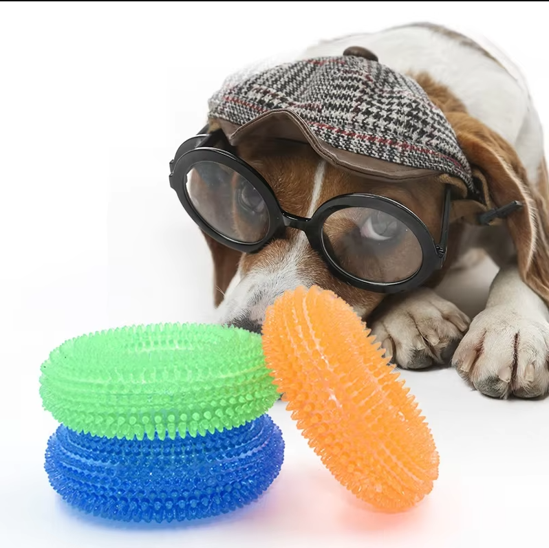 Dog Teething Ring Toys – Durable Chew Toy for Dental Massage