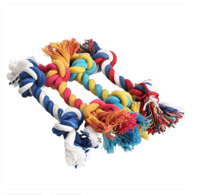 Dog Rope Toys - Multicoloured Chew Toys for Dogs