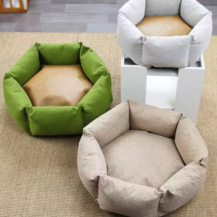 Comfortable Dog Bed - Soft Pet Bed with High Sides for Extra Comfort