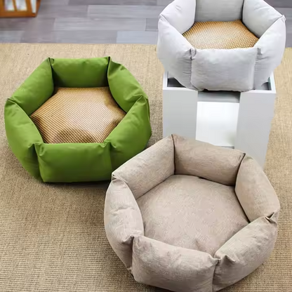 Comfortable Dog Bed - Soft Pet Bed with High Sides for Extra Comfort