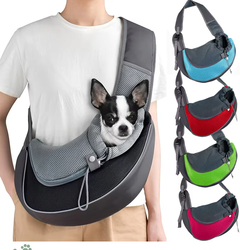 Dog Carrier Bag Shoulder Bag - Comfortable and Breathable Pet Carrier for Travel