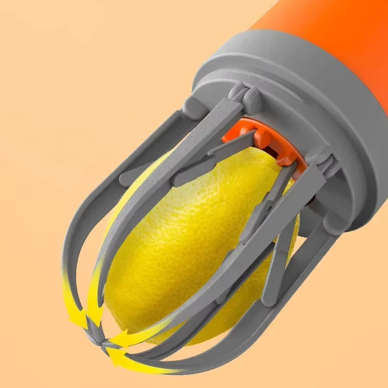 Portable Dog Waste Picker with Bag Holder and One-Button Mechanism