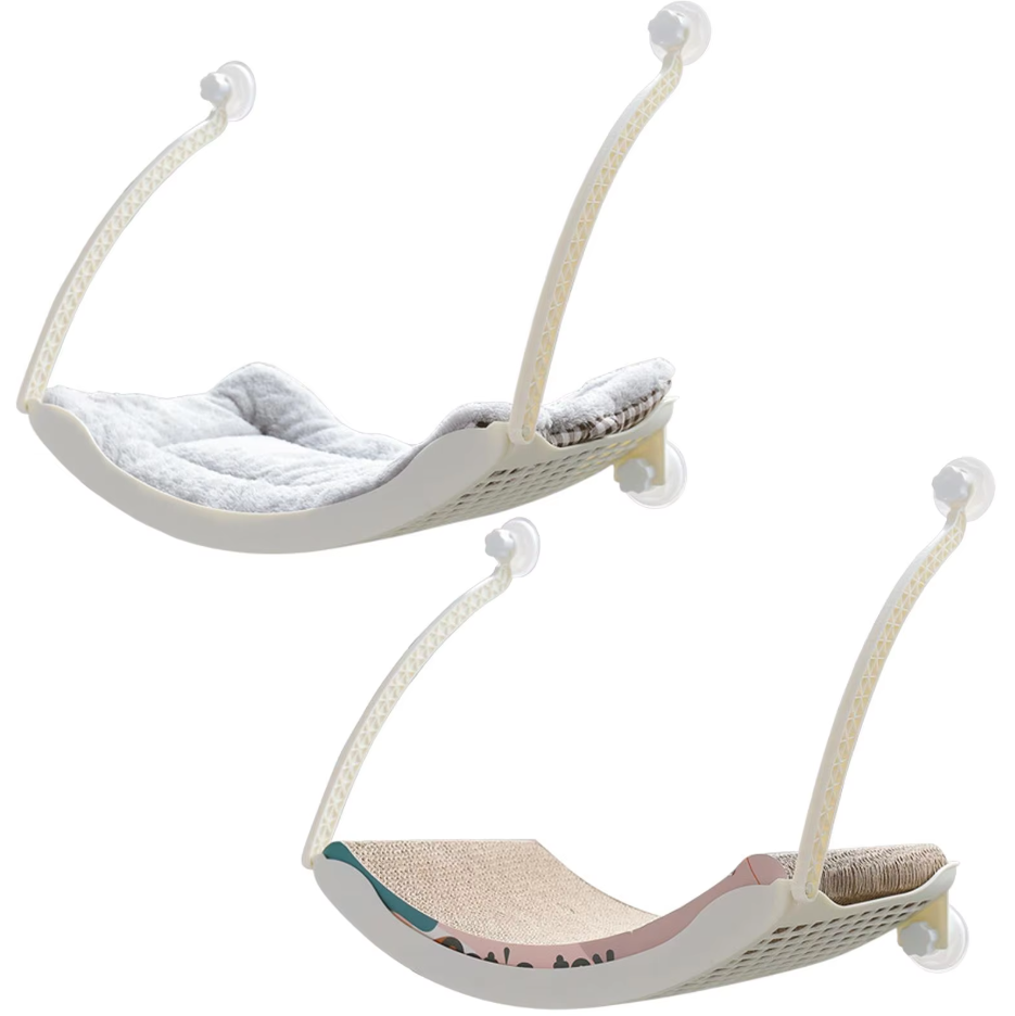 Cat Window Hammock - Stable and Comfortable Sleeping Bed with Suction Cups