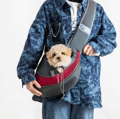 Dog Carrier Bag Shoulder Bag - Comfortable and Breathable Pet Carrier for Travel