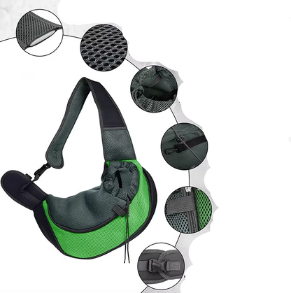Dog Carrier Bag Shoulder Bag - Comfortable and Breathable Pet Carrier for Travel