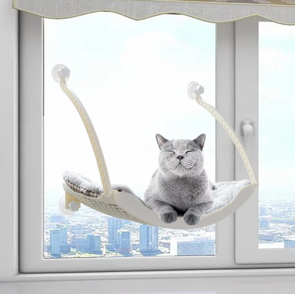 Cat Window Hammock - Stable and Comfortable Sleeping Bed with Suction Cups